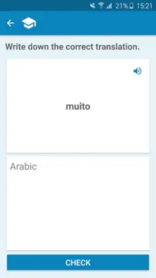 Arabic-Portuguese Dictionary android App screenshot 3